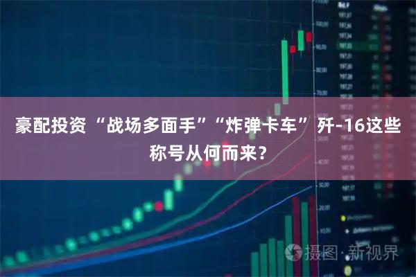豪配投资 “战场多面手”“炸弹卡车” 歼-16这些称号从何而来？