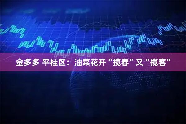 金多多 平桂区：油菜花开“揽春”又“揽客”